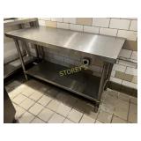 Custom S/S Work Table ~54 x 24 x 32