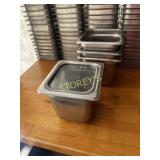 1/6, 6" S/S Insert w/ Lid