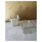 1/6, 6" Perf. Poly Insert w/ Lid