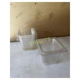 1/6, 6" Perf. Poly Insert w/ Lid