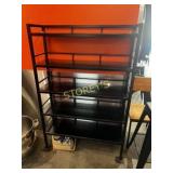 5 Tier Black Metal Rack ~38 x 12 x 58