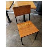 Metal & Wood Dining Chair