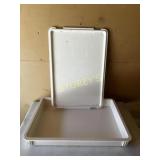 Full Size Dough Bin w/ Lid ~18 x 26 x 3