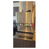 Lancer Soda Dispenser Unit w/ Rack & Tanks