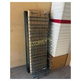 3 Epoxy Coated Metro Shelves w/ 3 86" Poles