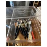 Insert w/ Lid & 10 Asst Portion Scoops & Spoons