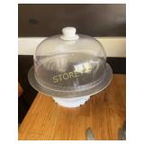 12" Swivel Cake / Pizza Display w/ Lid