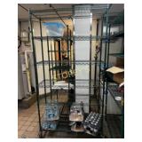 6 Tier Epoxy Coated Metro Rack on Wheels