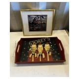 Framed Print & Christmas Serving Tray Framed Print & Christmas Serving Tray