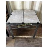 Tile Top End Table ~24 x 24 x 23 Tile Top End Table ~24 x 24 x 23