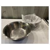 2 LG S/S Foot Bath Tubs / Bowls ~16 x 5 2 LG S/S Foot Bath Tubs / Bowls ~16 x 5