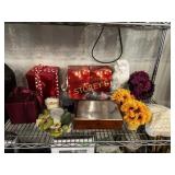 Qty of Candles, Faux Flowers, Valentine Boxes, Qty of Candles, Faux Flowers, Valentine Boxes,