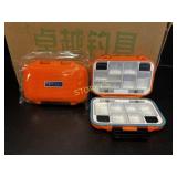 ~28 NEW PFG Orange Fly Fishing Case / Lure Box ~28 NEW PFG Orange Fly Fishing Case / Lure Box