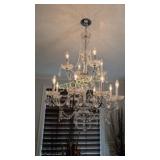 Hanging Tiered Chandelier ~28" Hanging Tiered Chandelier ~28"