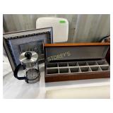 Tea Box, Picture, French Press, Holders, Etc. Tea Box, Picture, French Press, Holders, Etc.