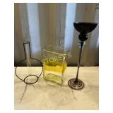 3 Asst Decorative Glass Vases 3 Asst Decorative Glass Vases