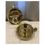 Pair of Brass Candle Holders Pair of Brass Candle Holders