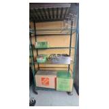 6 Tier Epoxy Coated Metro Rack on Wheels