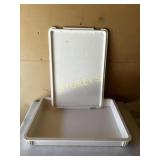 Dough Bin w/ Lid ~18x26x3