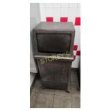 Continental Brown Mobile Garbage Can ~20x20x25