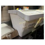 Lg. Ingredient Bin w/ Chickpea Flour ~16x22x18