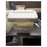 Lg. Ingredient Bin w/ Flour ~16x22x18