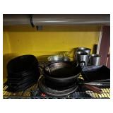 Asst. Woks, Cake Pans, Strainers, Etc