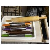 Dough Bin w/ Asst Rolling Pins