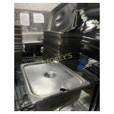 1/2 Size, 4" S/S Insert w/ Lid