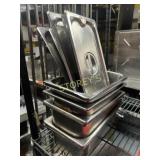 1/3 Size, 4" S/S Insert w/ Lid