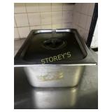 1/2 Size, 6" S/S Insert w/ Lid
