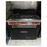 Moffat 6 Burner Gas Range