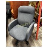 6 Blue Office Chairs