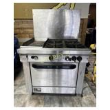 Southbend 4 Burner, 12" Flat Top Grill Gas Range