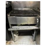 24" Gas Charbroiler w/ Stand