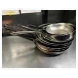 8 Asst Frying Pans