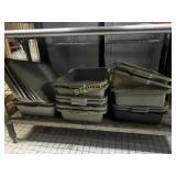 ~14 Bus Bins w/ Some Lids