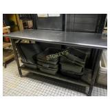 S/S Work Table on Wheels ~5