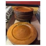 ~15 Wood Plates - 12"