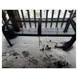 Metal Patio Bench ~4