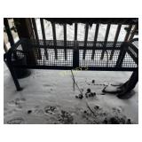 Metal Patio Bench ~4