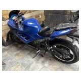 Blue E-Bike w/ Charger