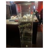 4 Tier Glass Display Cabinet ~16x14x64