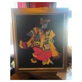 Framed Indian Picture ~28x23