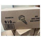 7 Boxes of Mini Cones - Expired