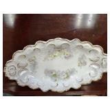ROYAL Gold Accent Semi porcelain Oval Dish