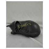 Black Ceramic Cat Figurine