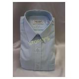 Valdez Blue Dress Shirt - 16" / 33 Long