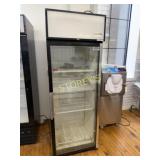 QBD Single Glass Door Cooler ~28 x 29 x 79