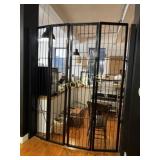 ~6' x 8' Metal Accordion Like Entry Gate